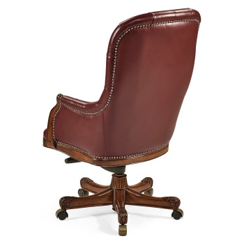 Chesterfield Style High Back Desk Chair