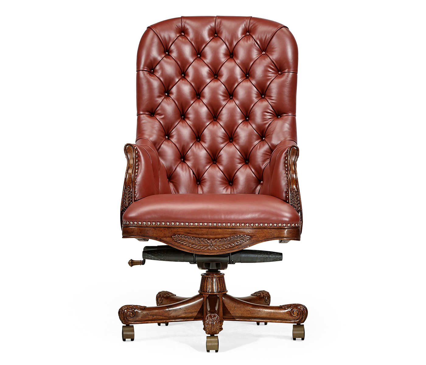 Chesterfield Style High Back Desk Chair