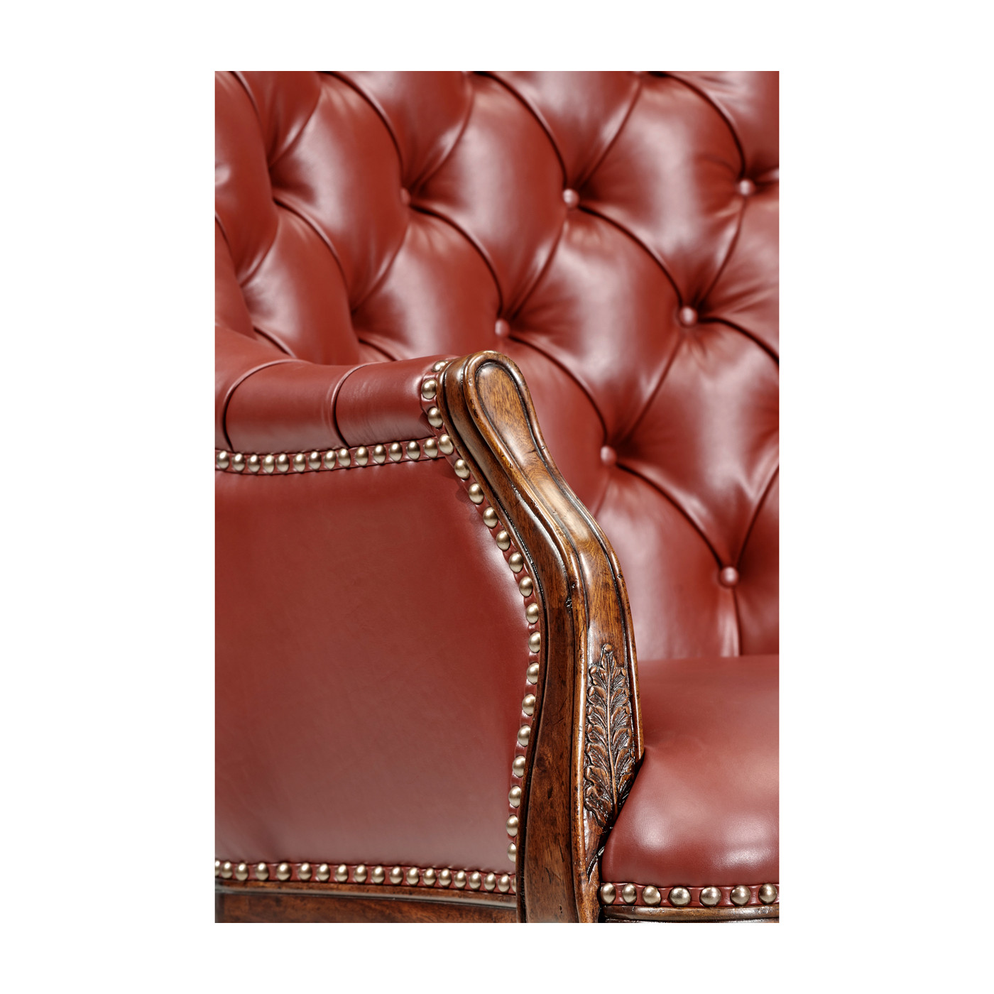 Chesterfield Style High Back Desk Chair