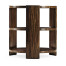 Art Deco Style Three-Tier Faux Macassar Side Table