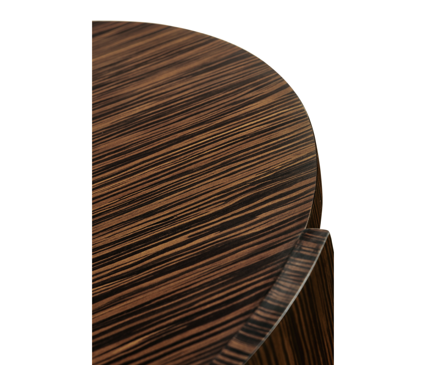 Art Deco Style Three-Tier Faux Macassar Side Table