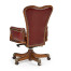 Double Lobed Walnut Office Chair