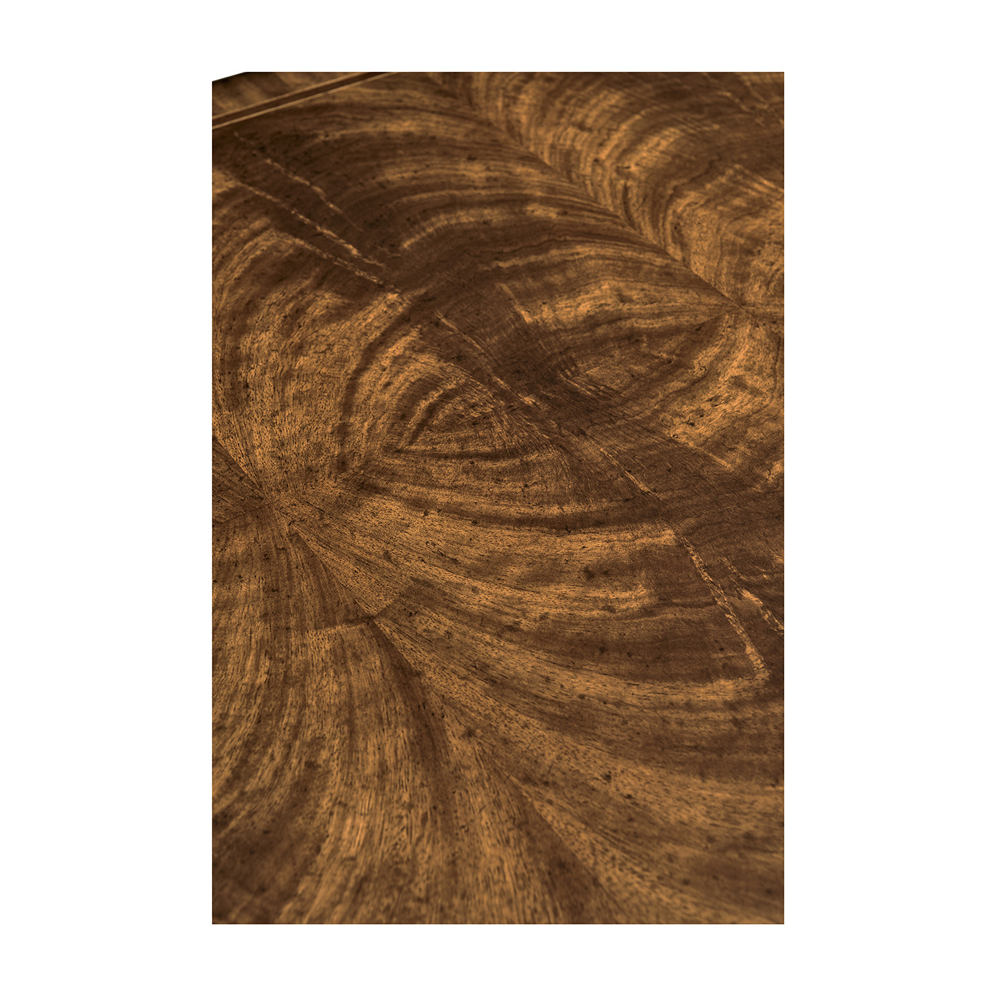 Regency Rectangular Centre Table on Pedestal Base (Crotch Walnut)