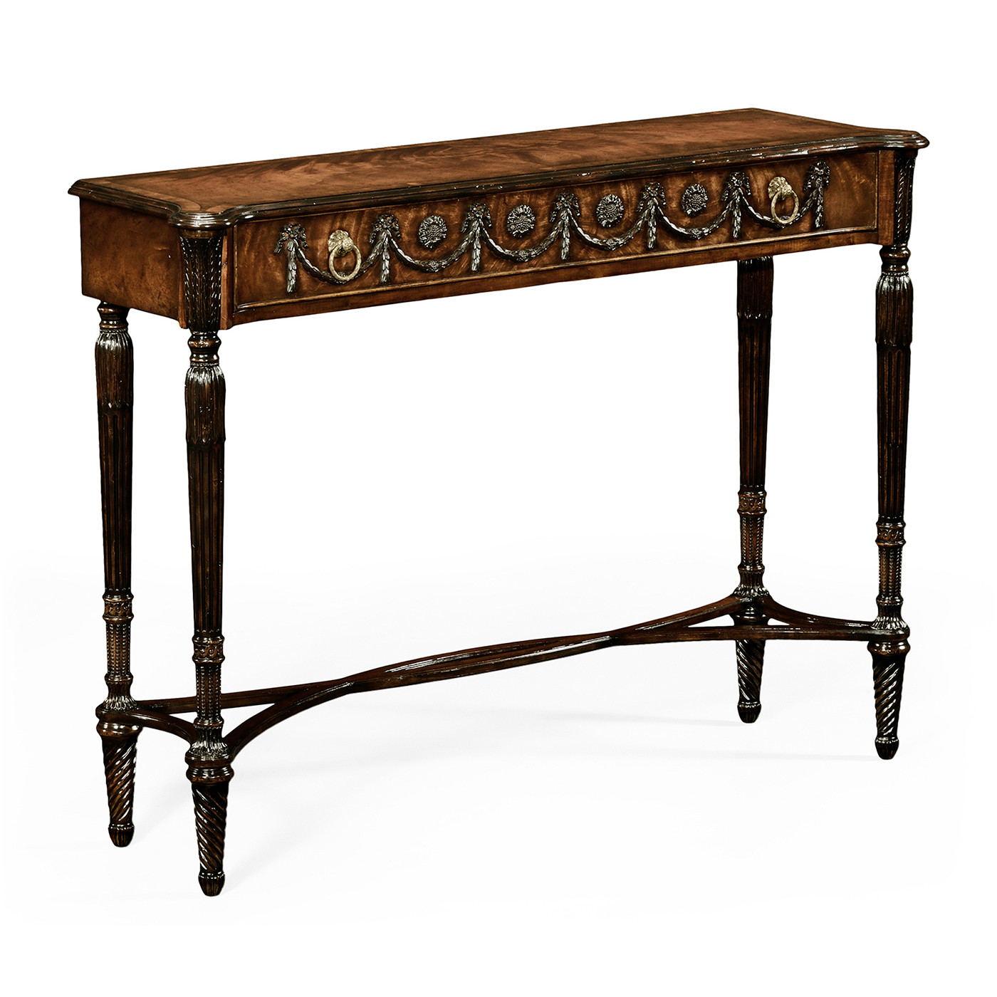 Neo-classical Adam Style Mahogany Console