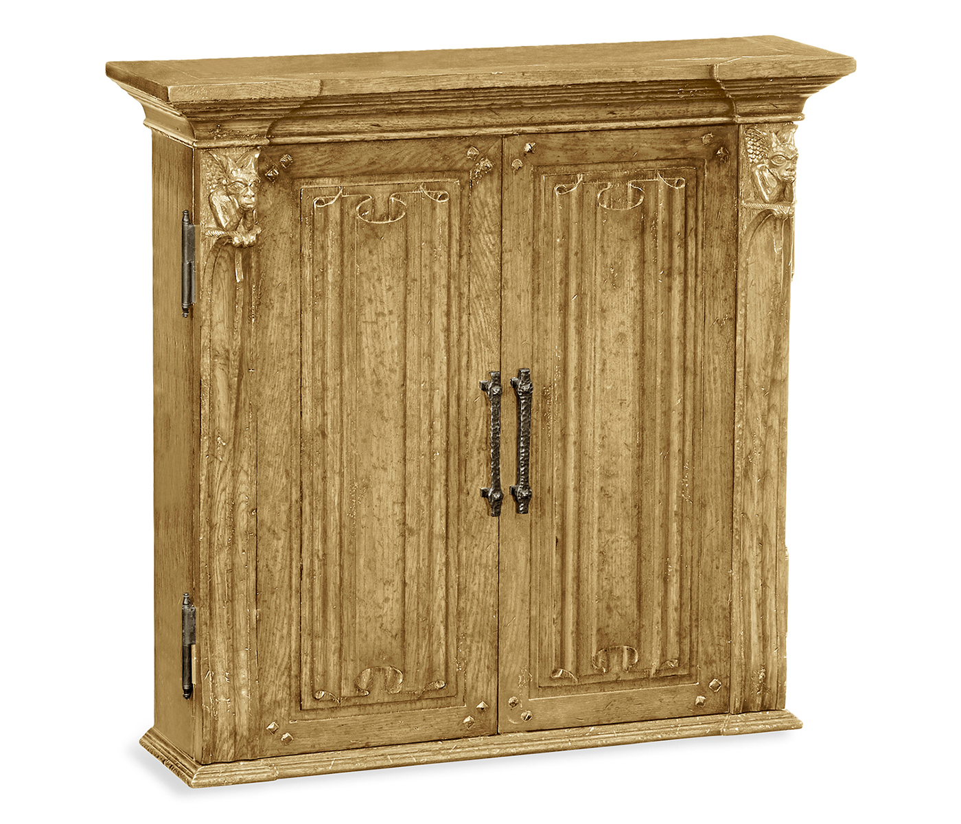 Dartboard Natural Oak Cabinet