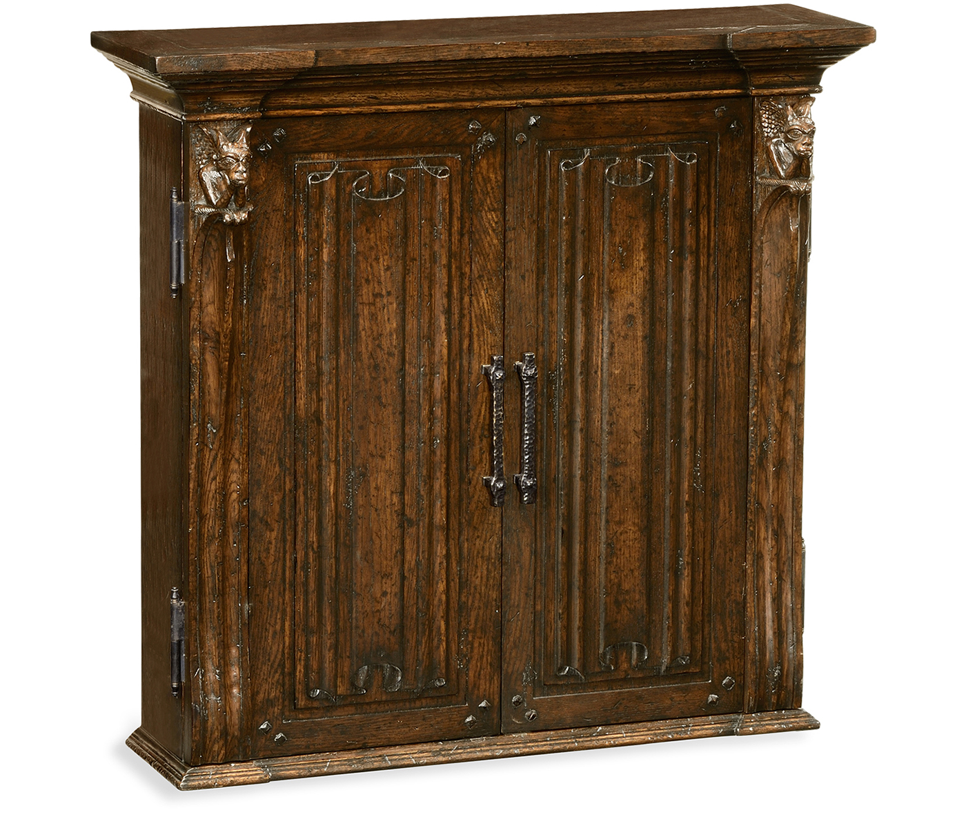 Dartboard Dark Oak Cabinet