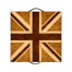 Union Jack Square Box Inlaid