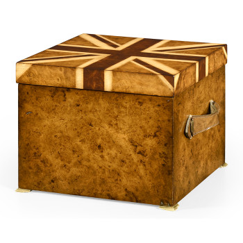 Union Jack Square Box Inlaid