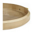 Art Deco Round Tray with Brass