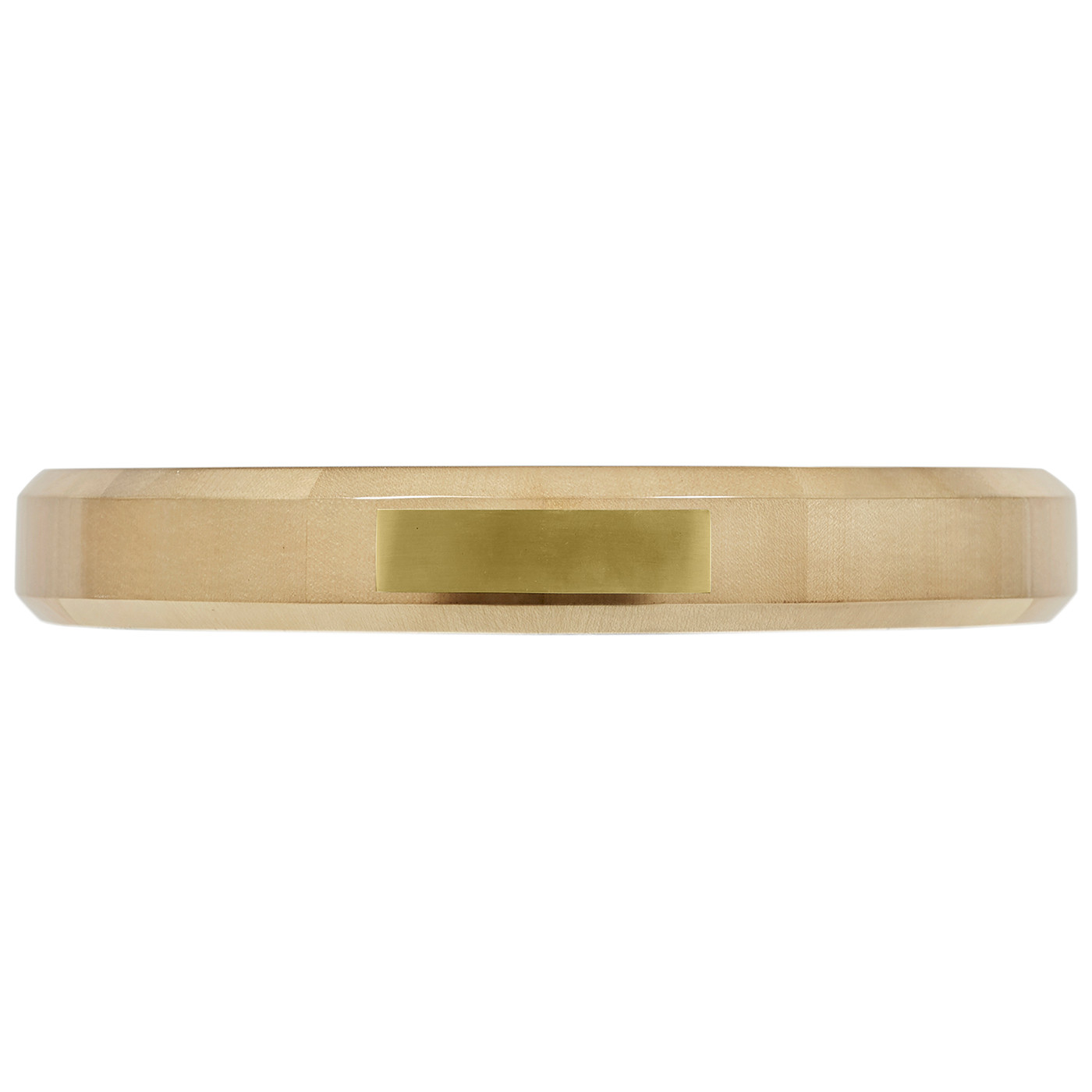 Art Deco Oval Tray with Brass