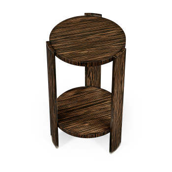 Art Deco Style Macassar Lamp Table