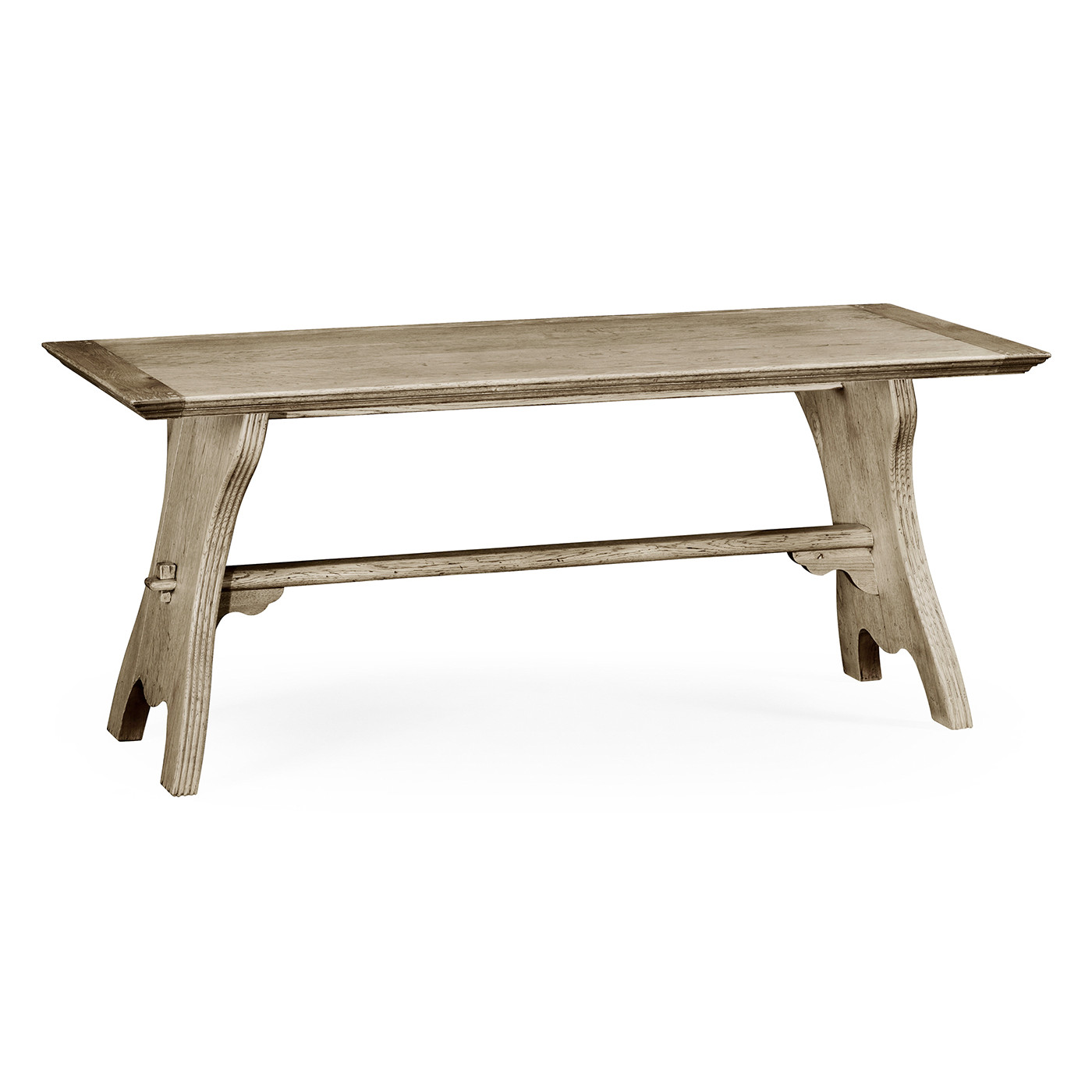 Large Grey Oak Tavern Dining Table 71