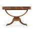 Biedermeier Crotch Walnut Side Table