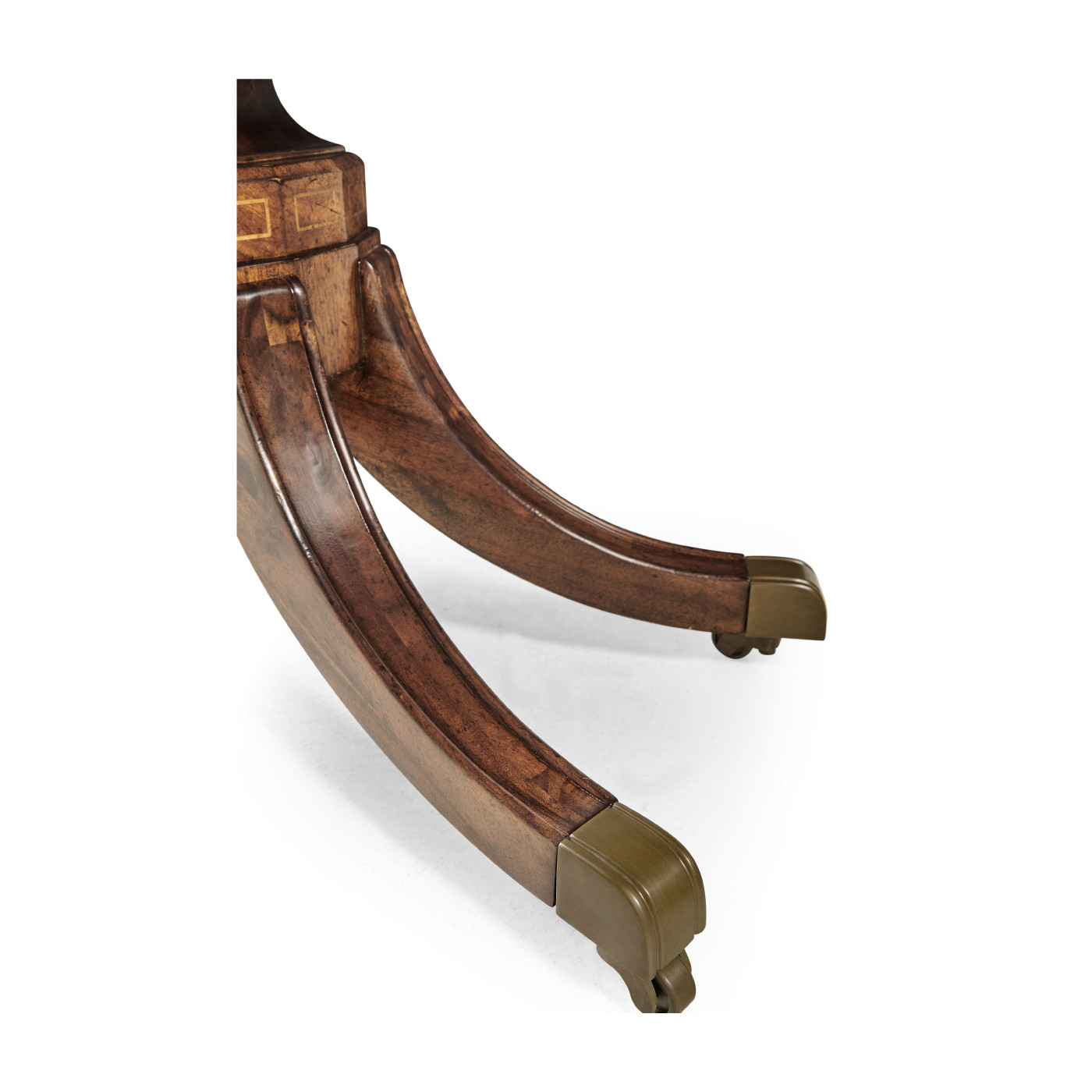 Biedermeier Crotch Walnut Side Table