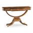 Biedermeier Crotch Walnut Side Table