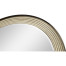 Contemporary Circular Recessed Silver Mirror
