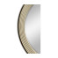 Contemporary Circular Recessed Silver Mirror