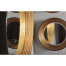 Contemporary Circular Recessed Silver Mirror