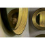 Contemporary Circular Recessed Silver Mirror