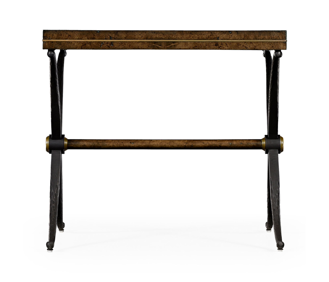 Small Hammered Iron Side Table