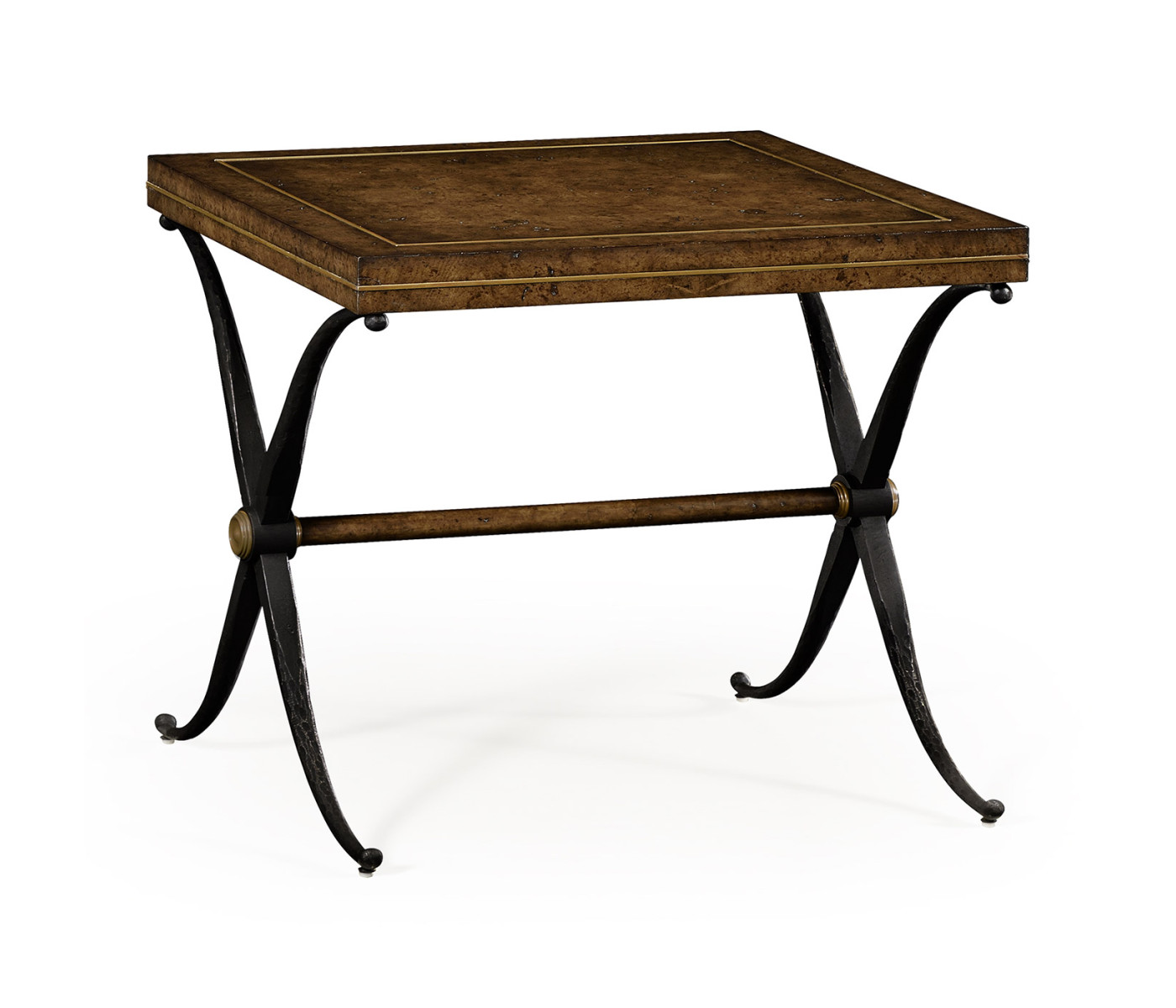 Small Hammered Iron Side Table