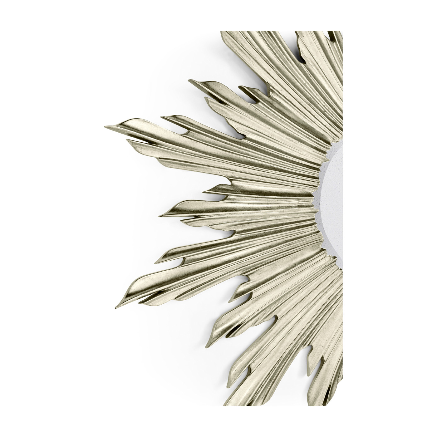 Small Silver Sunburst Mirror