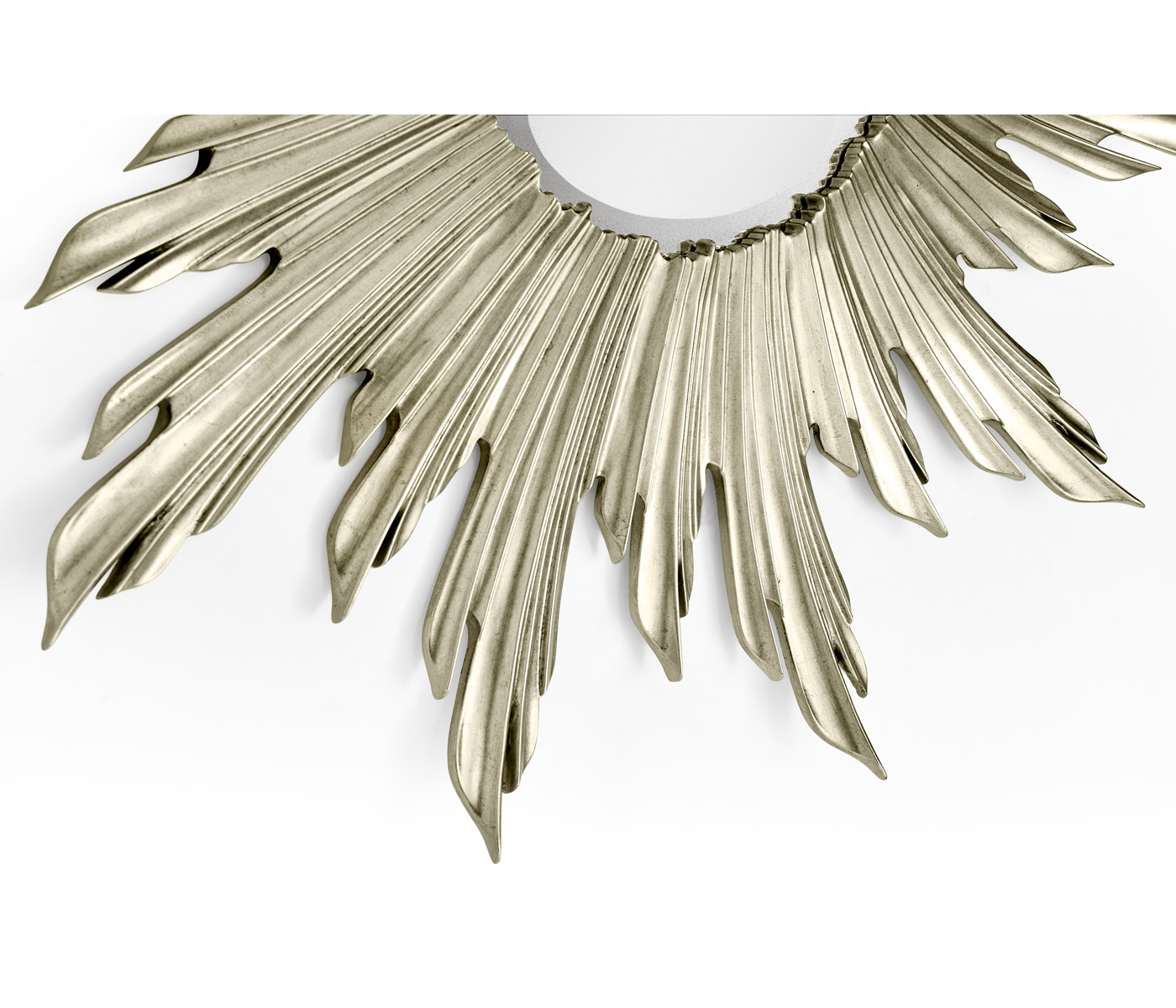 Small Silver Sunburst Mirror