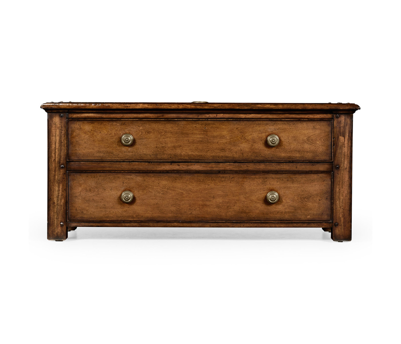Rectangular parquet entertainment unit