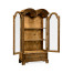 Queen Anne Pollard Veneer Bookcase with Glazed Doors