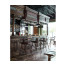 Hinged Door Panel for Linenfold Dark Oak Home Bar
