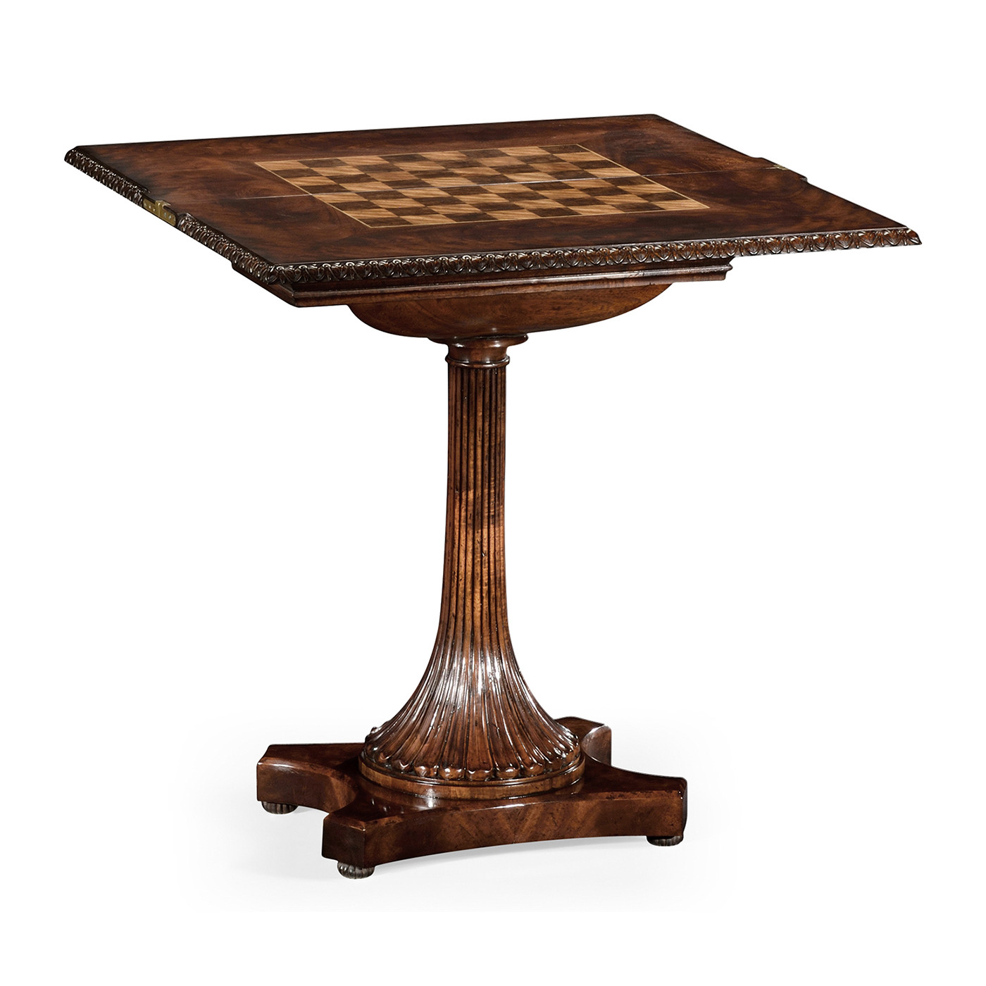 William IV Mahogany Games Table with Secret Storage