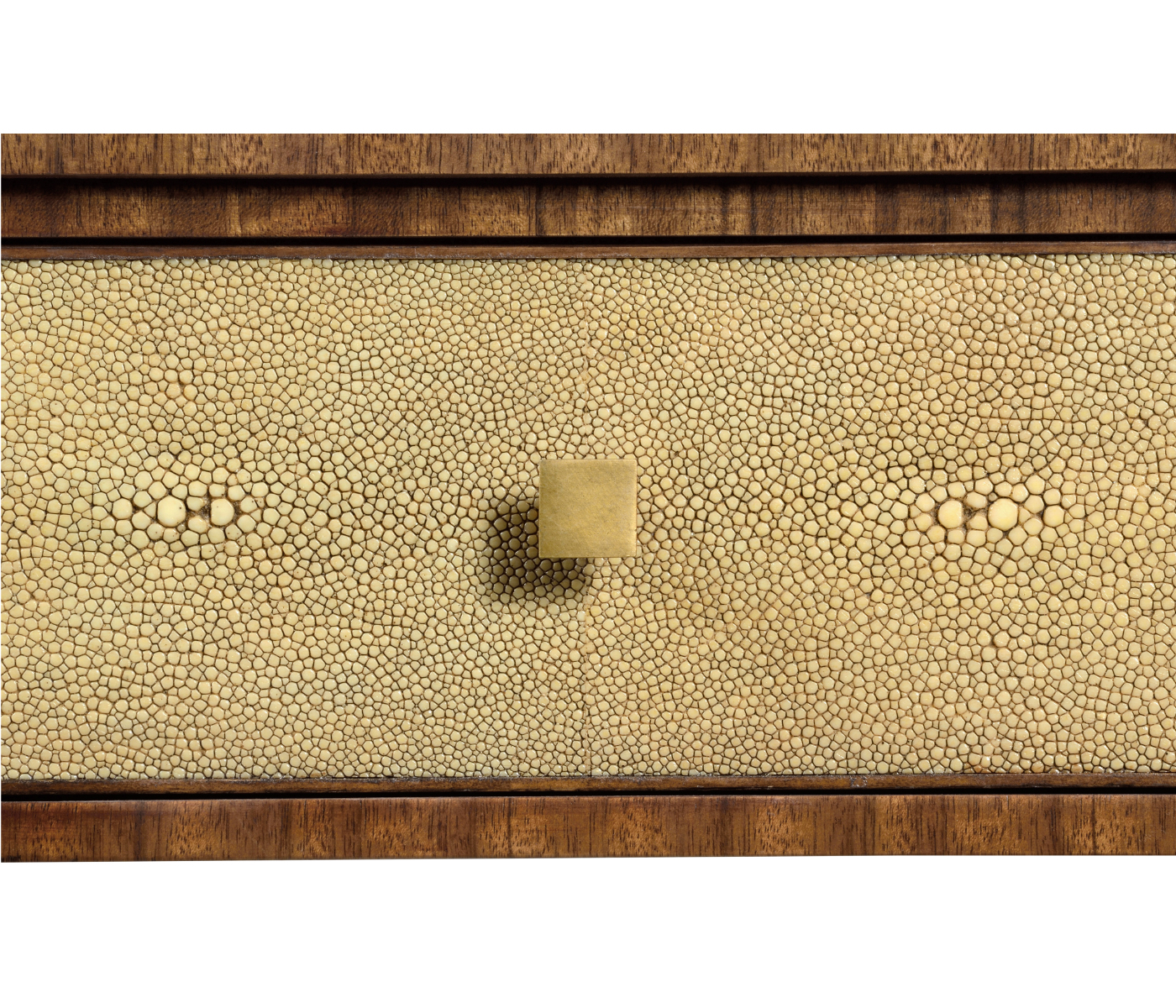 Ivory Shagreen Rectangular Lamp Table