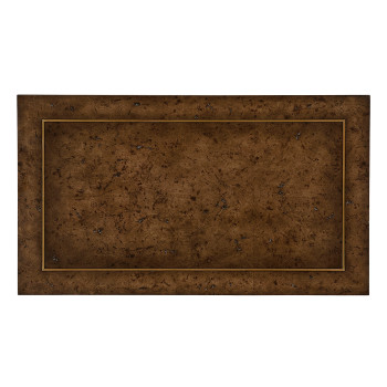 Hammered iron two tier table