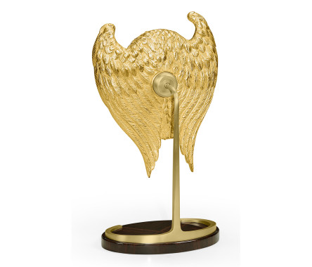 Classical Gilded Winged Macassar Ebony High Lustre Dressing Mirror