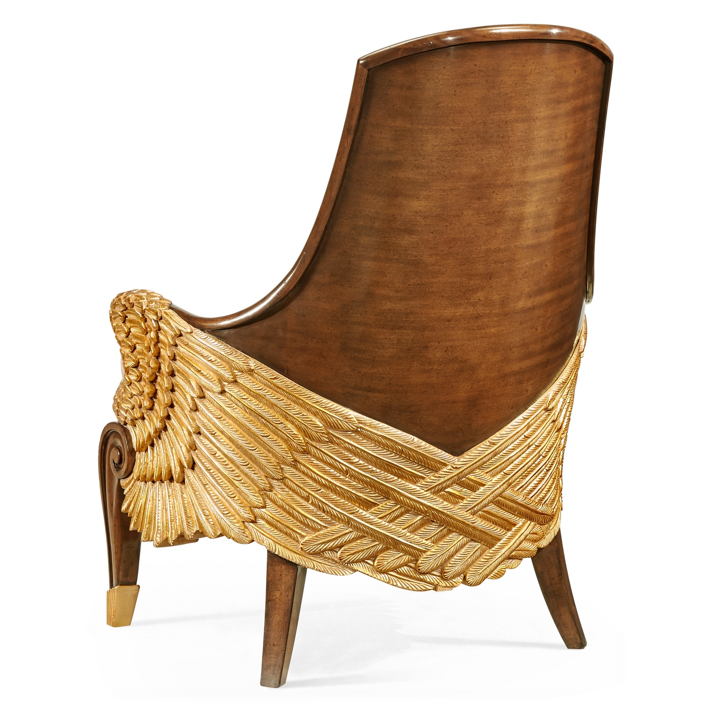 Empire Style Winged Chair