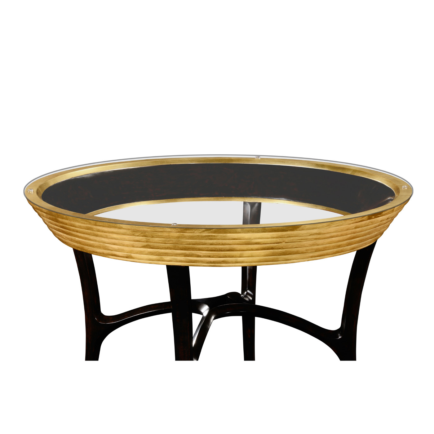 Stepped Gilded Circular Centre Table