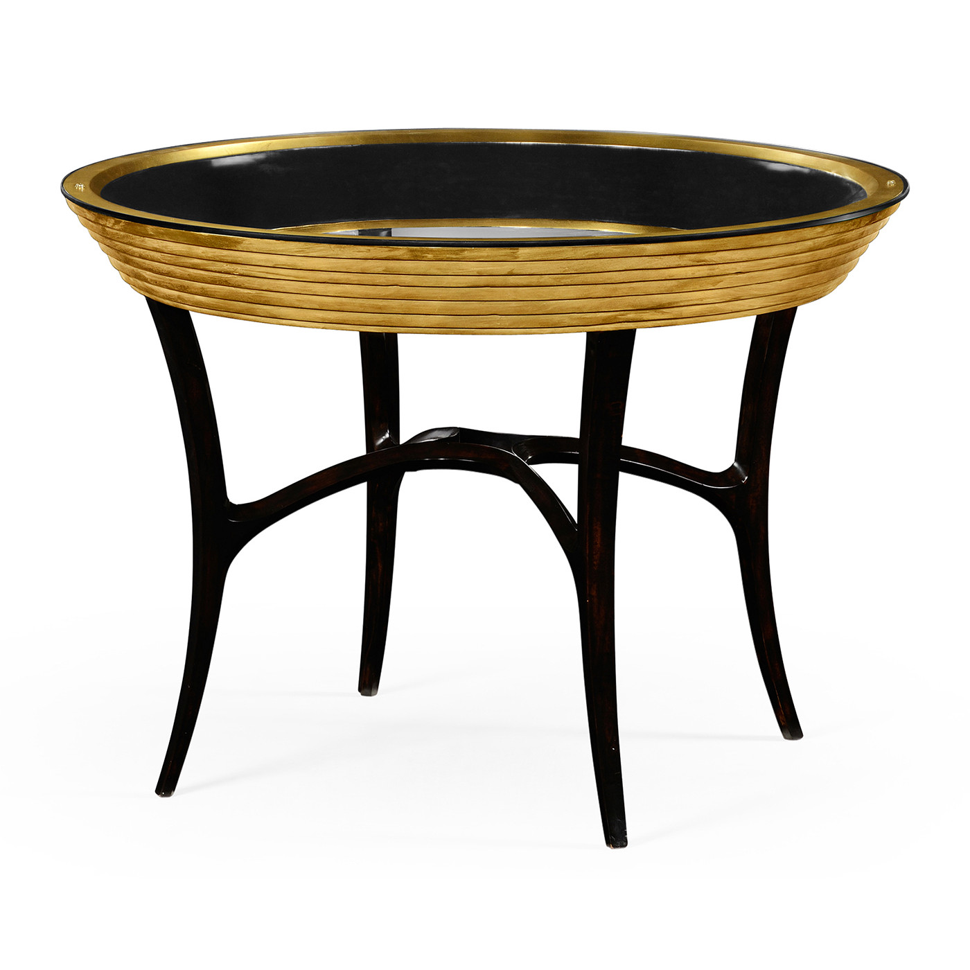 Stepped Gilded Circular Centre Table