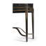 Rustic Walnut Church Dining Side Chair