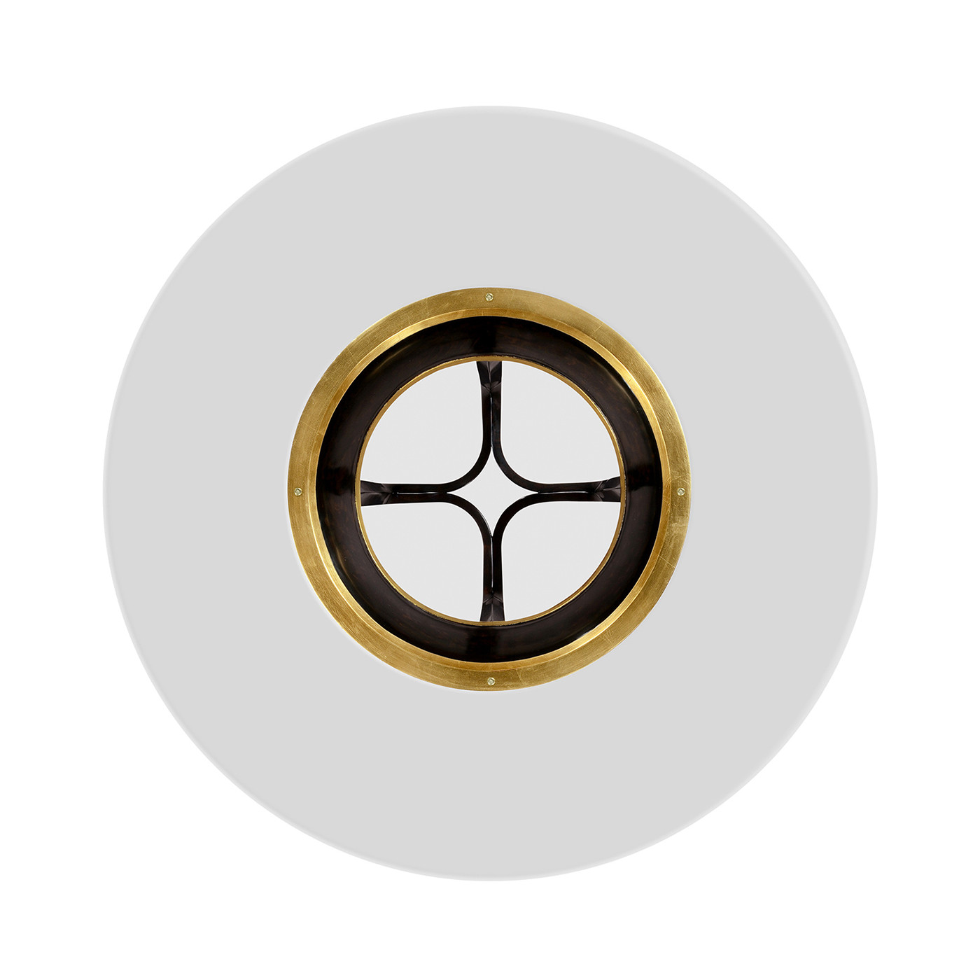 Stepped Gilded Circular Dining Table 48