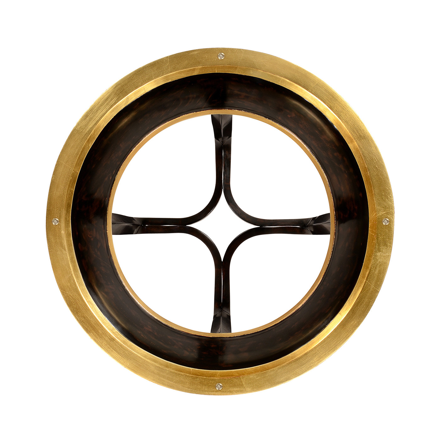 Stepped Gilded Circular Dining Table 48