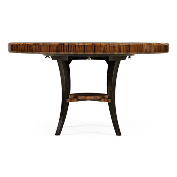 Art Deco High Lustre Round Dining Table 54