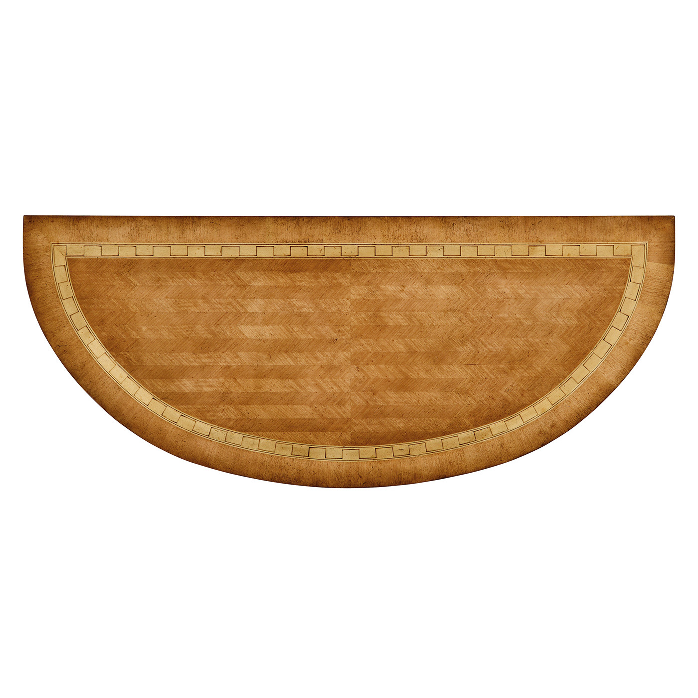 Satinwood demilune cabinet