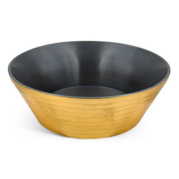 Stepped Gilded Circular Bowl