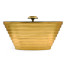 Stepped Gilded Oval Box