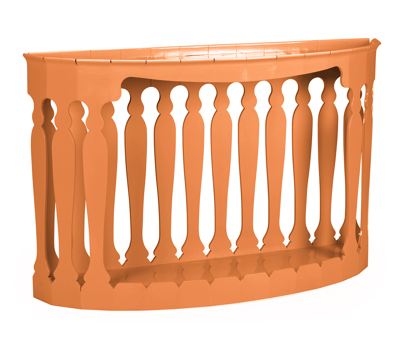 Moorish demilune console (Pumpkin cream)