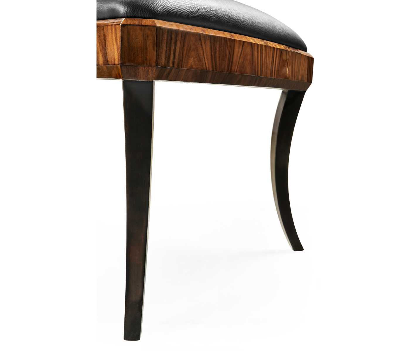 Full Back Art Deco High Lustre Santos Dining Side Chair