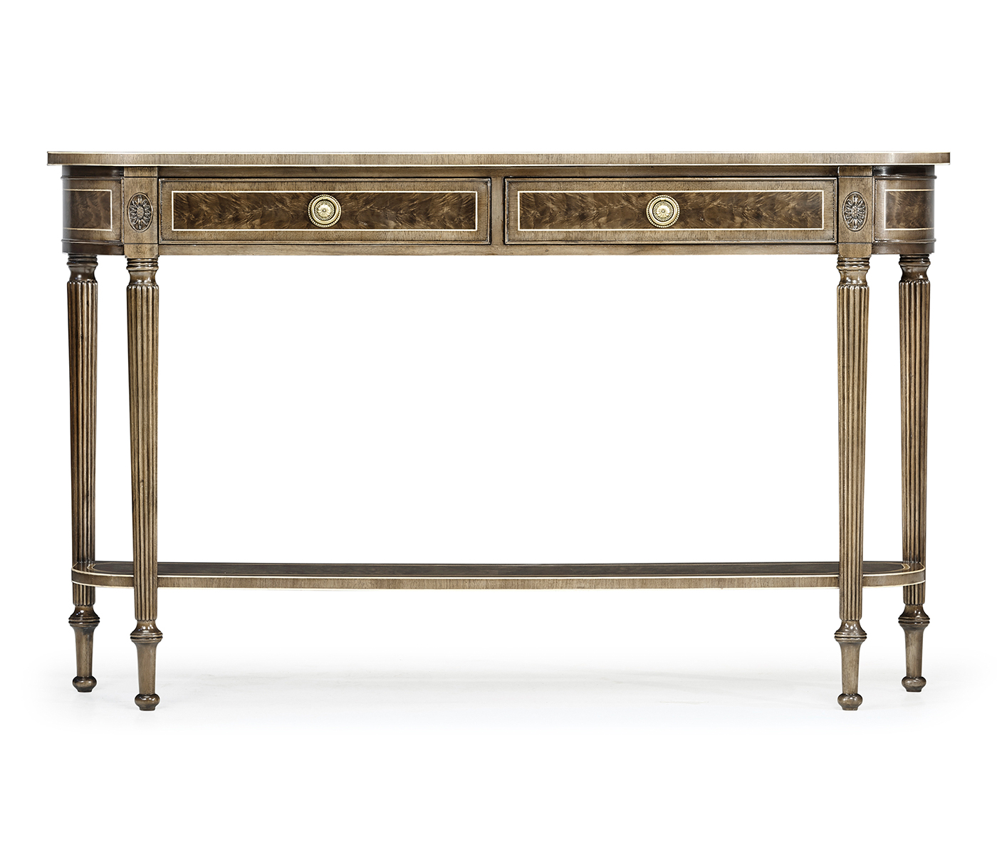 Regency Bleached Mahogany Console Table