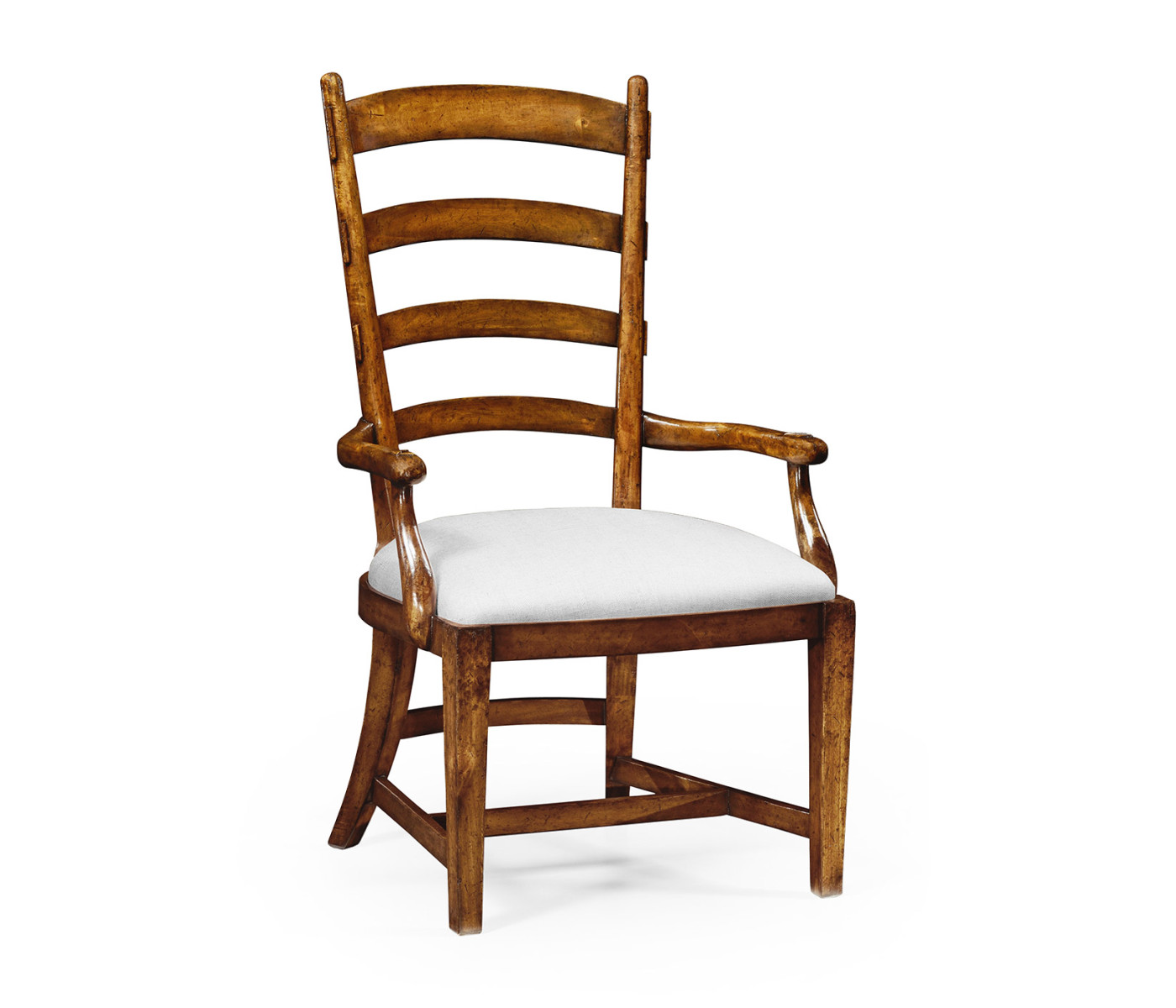 Country Walnut Fireside Arm Chair