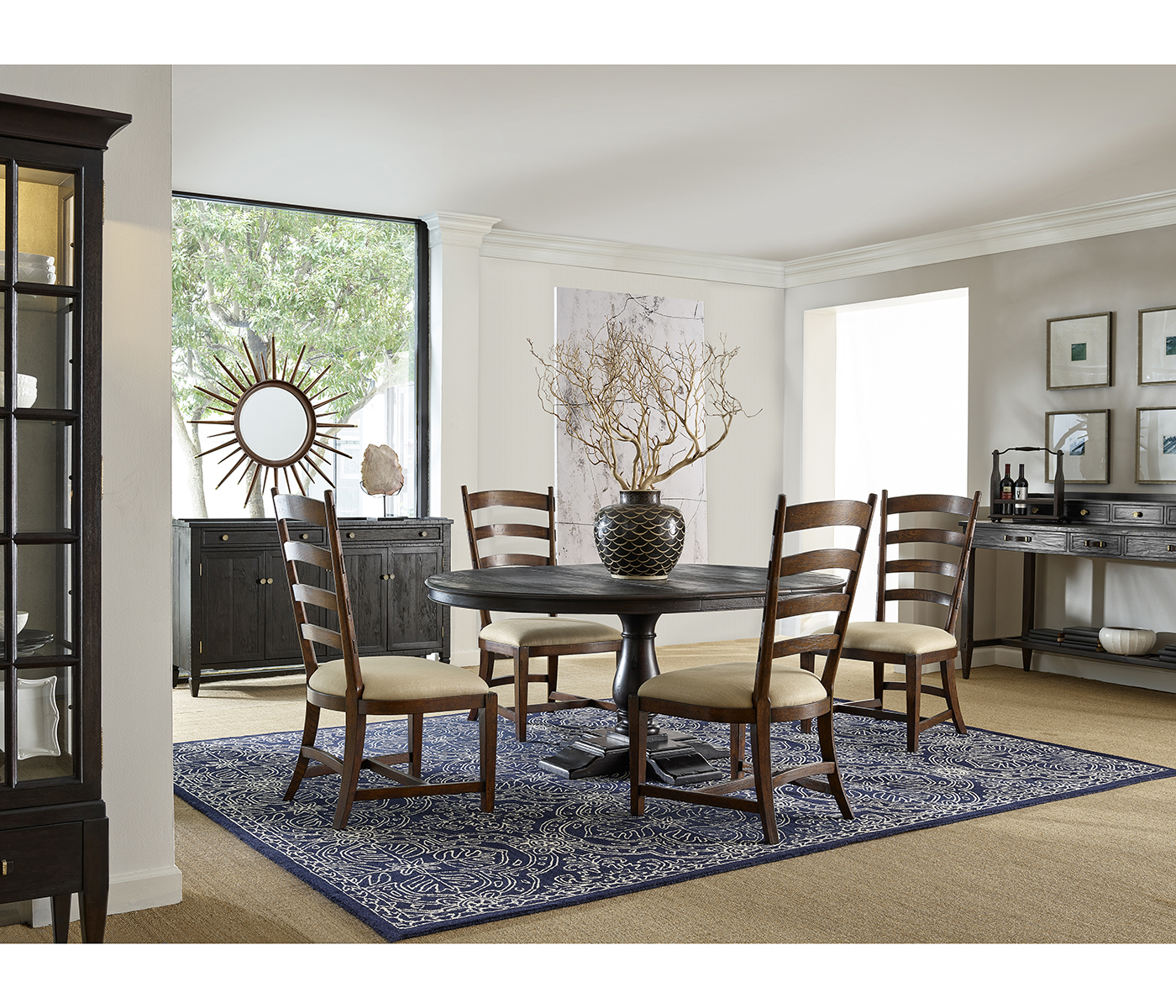 Sherwood Grey Oak Fireside Side Chair