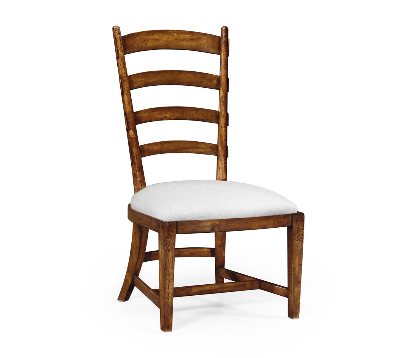 Country Walnut Fireside Side Chair